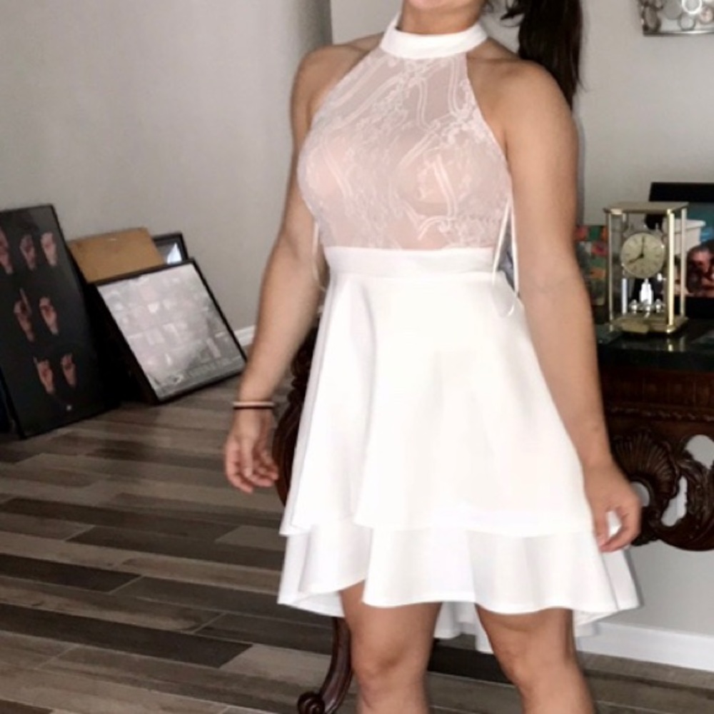 Jade Kristopher Ivory formal dress Gorgeous! Sz 5 - Picture 8 of 8